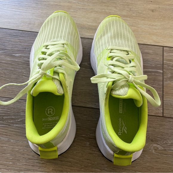 Reebok Energen Tech Plus Women’s Running Shoes in Laser Lime - Picture 8 of 12